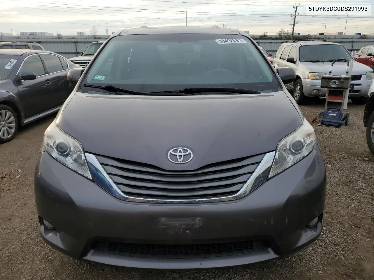 2013 Toyota Sienna Xle VIN: 5TDYK3DC0DS291993 Lot: 80498094