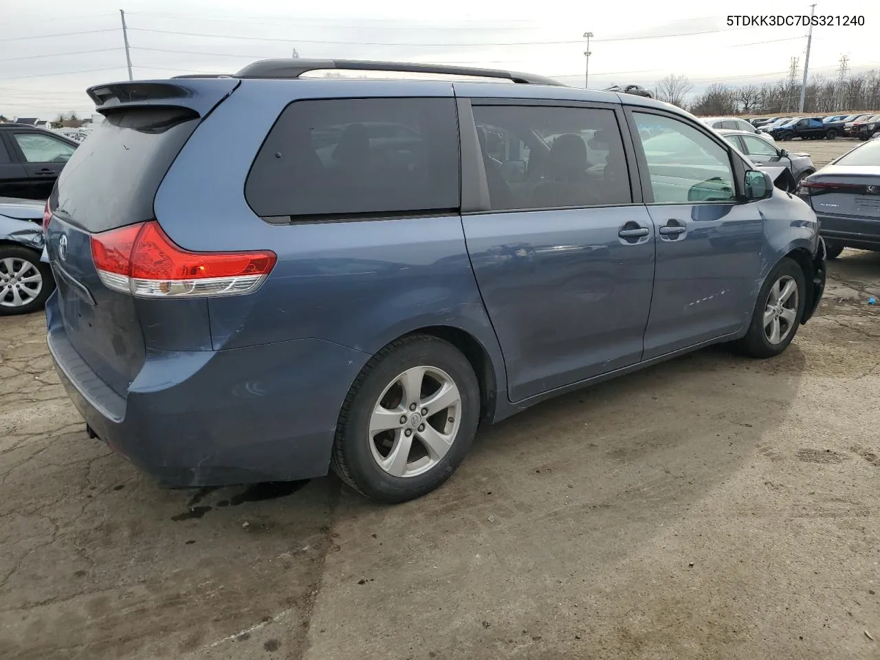 2013 Toyota Sienna Le VIN: 5TDKK3DC7DS321240 Lot: 80514794