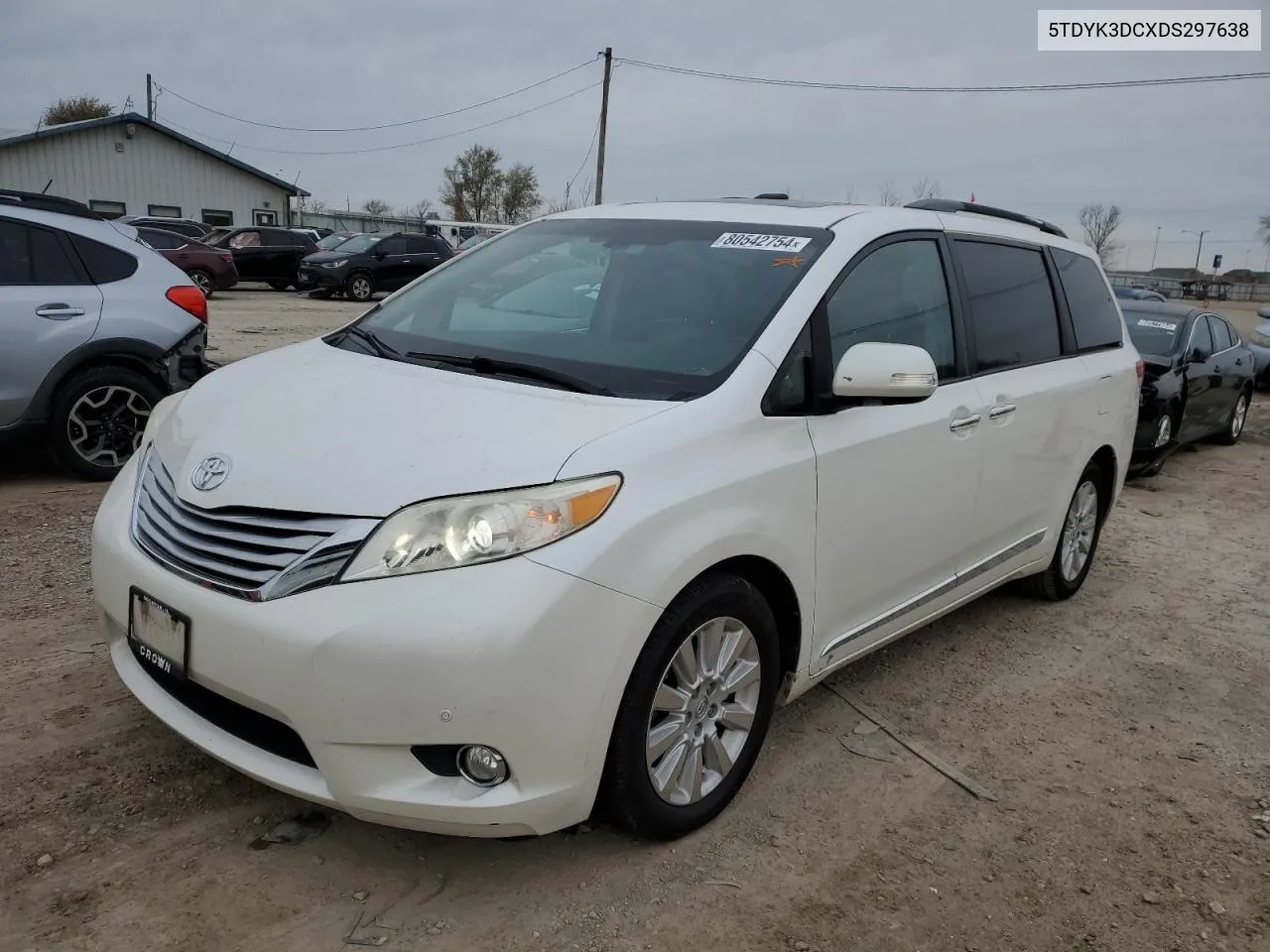 2013 Toyota Sienna Xle VIN: 5TDYK3DCXDS297638 Lot: 80542754