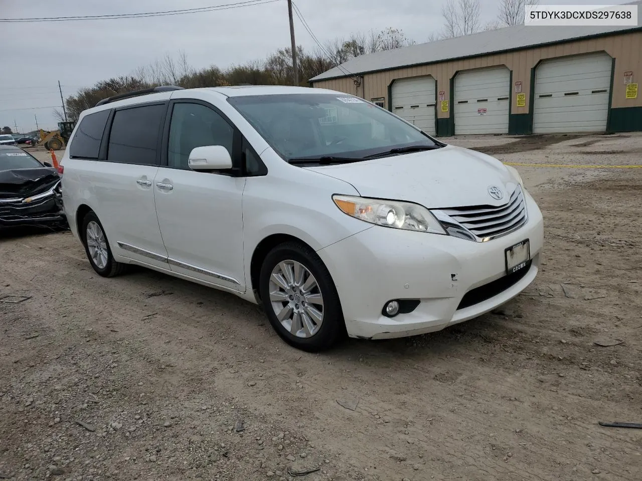 2013 Toyota Sienna Xle VIN: 5TDYK3DCXDS297638 Lot: 80542754