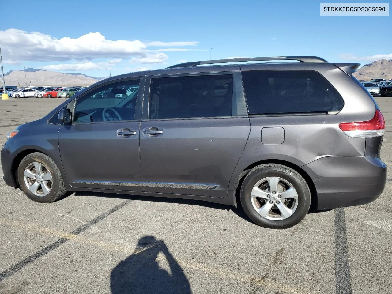 2013 Toyota Sienna Le VIN: 5TDKK3DC5DS365690 Lot: 80957684