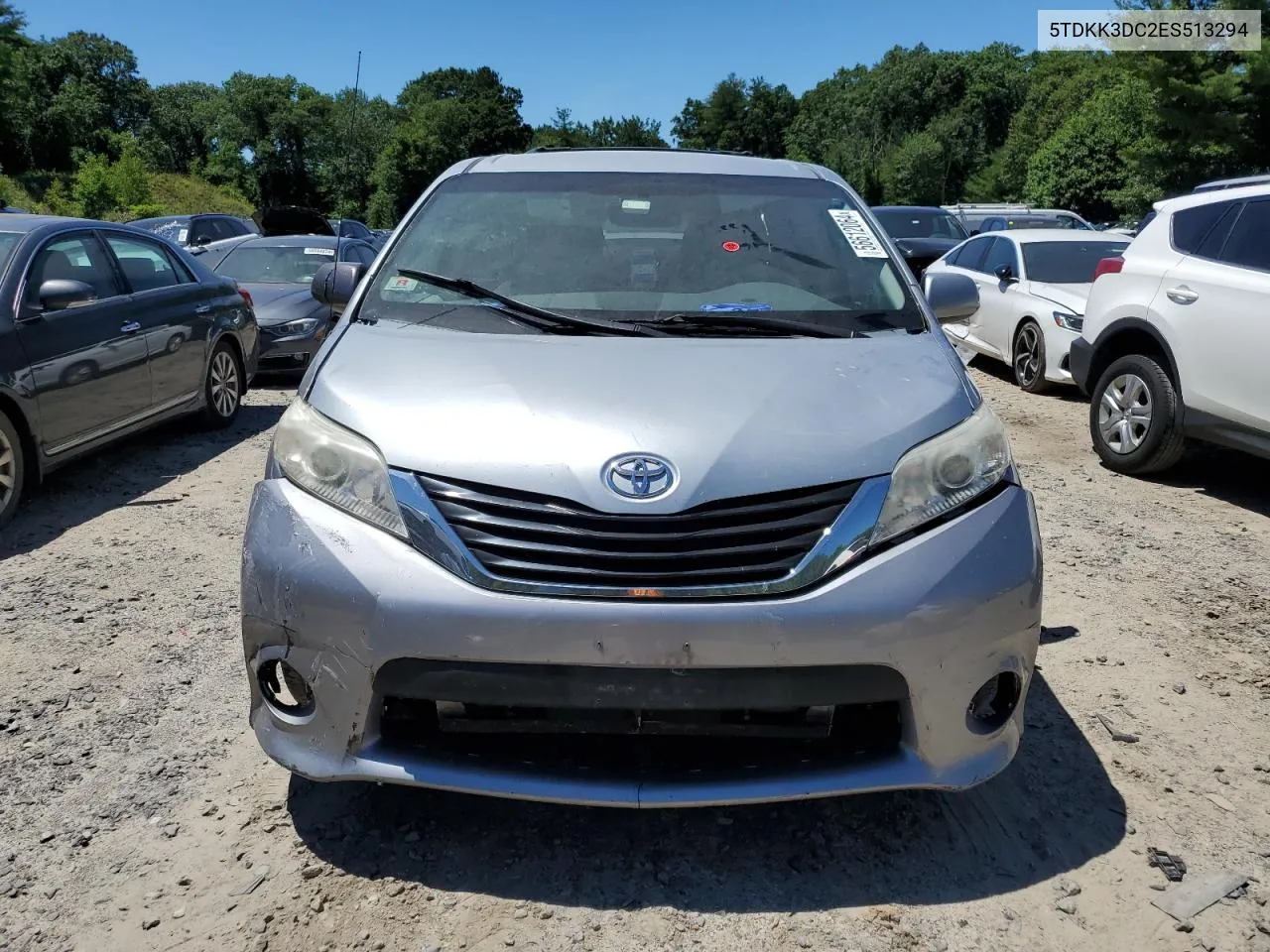 2014 Toyota Sienna Le VIN: 5TDKK3DC2ES513294 Lot: 56612064