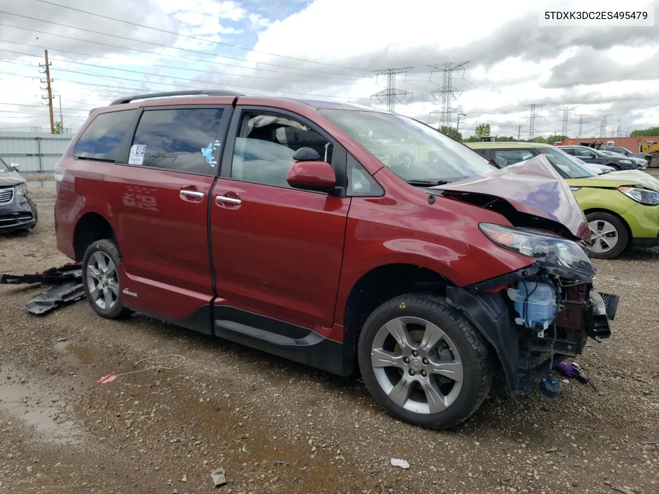 5TDXK3DC2ES495479 2014 Toyota Sienna Sport