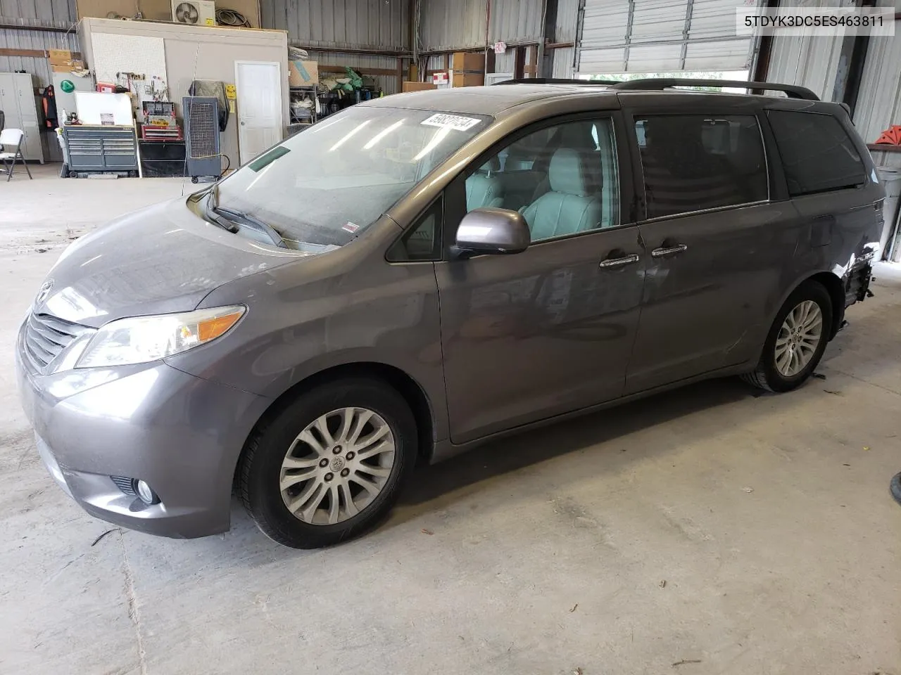 2014 Toyota Sienna Xle VIN: 5TDYK3DC5ES463811 Lot: 59822654