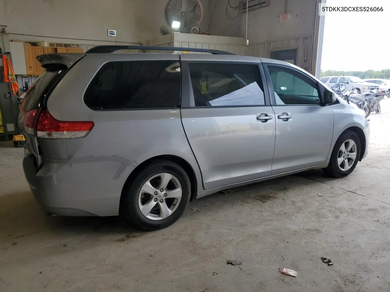 2014 Toyota Sienna Le VIN: 5TDKK3DCXES526066 Lot: 61048714