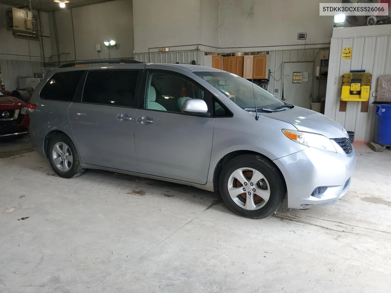 2014 Toyota Sienna Le VIN: 5TDKK3DCXES526066 Lot: 61048714