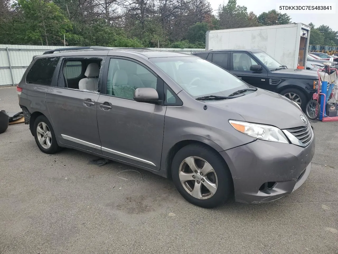 2014 Toyota Sienna Le VIN: 5TDKK3DC7ES483841 Lot: 61435764