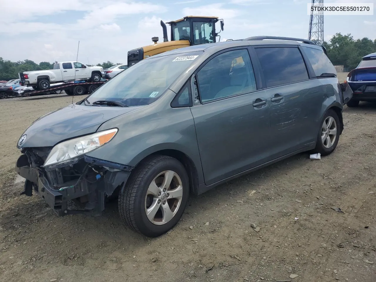 2014 Toyota Sienna Le VIN: 5TDKK3DC5ES501270 Lot: 62237944