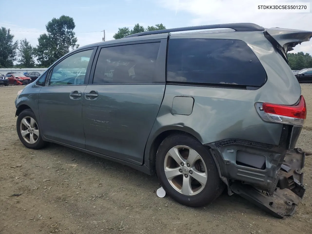 2014 Toyota Sienna Le VIN: 5TDKK3DC5ES501270 Lot: 62237944