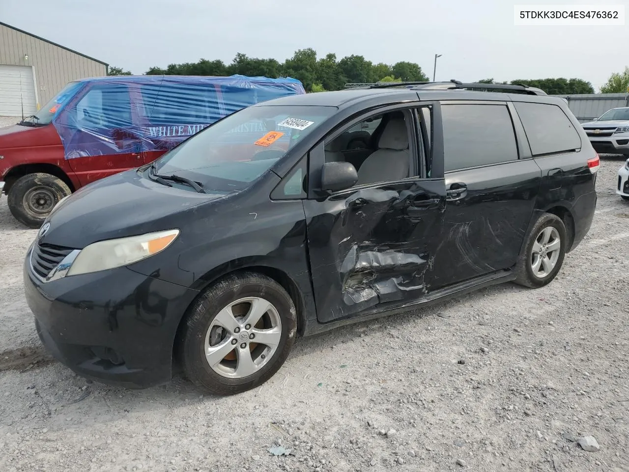 2014 Toyota Sienna Le VIN: 5TDKK3DC4ES476362 Lot: 64589404