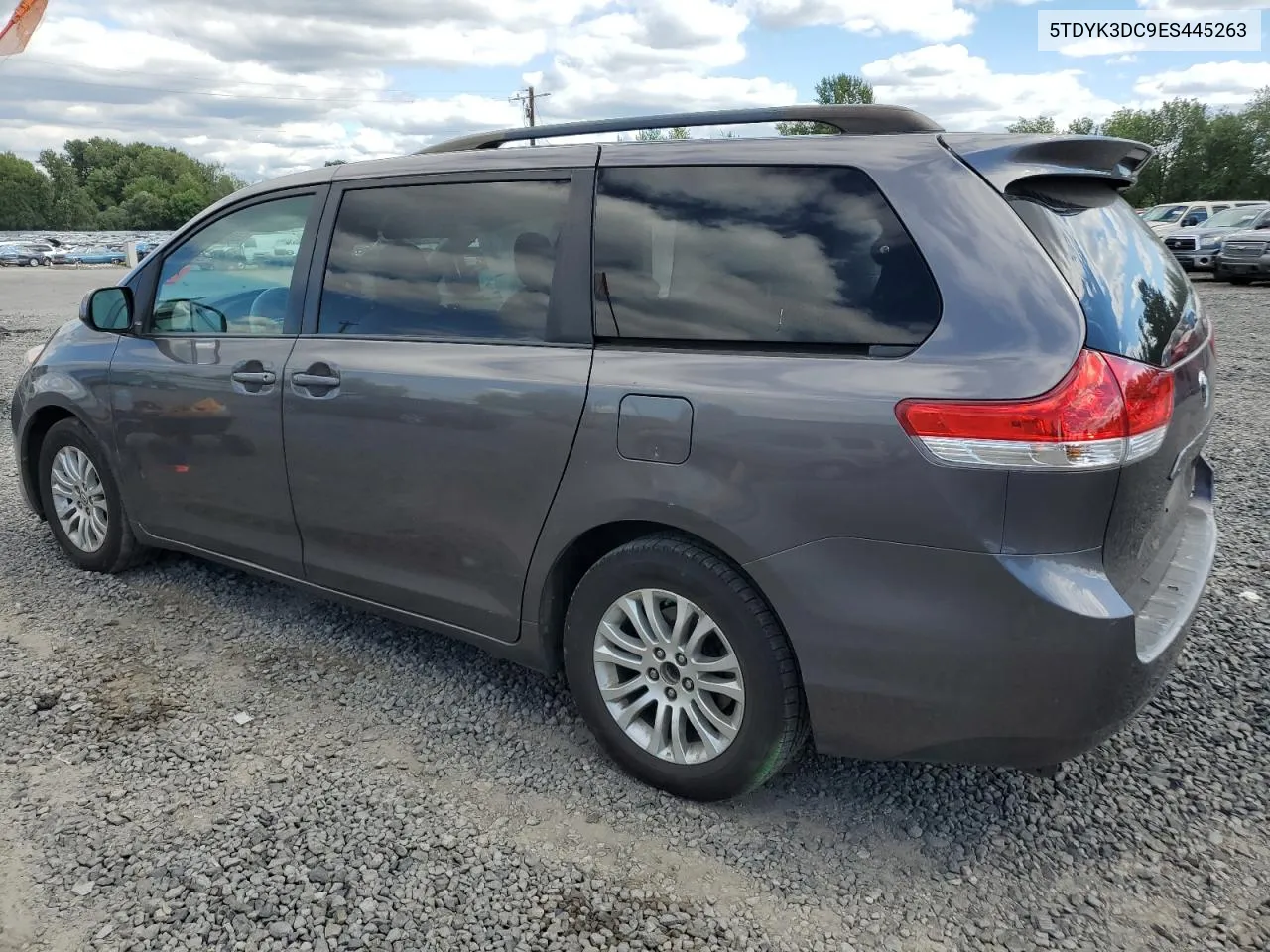 2014 Toyota Sienna Xle VIN: 5TDYK3DC9ES445263 Lot: 65012934