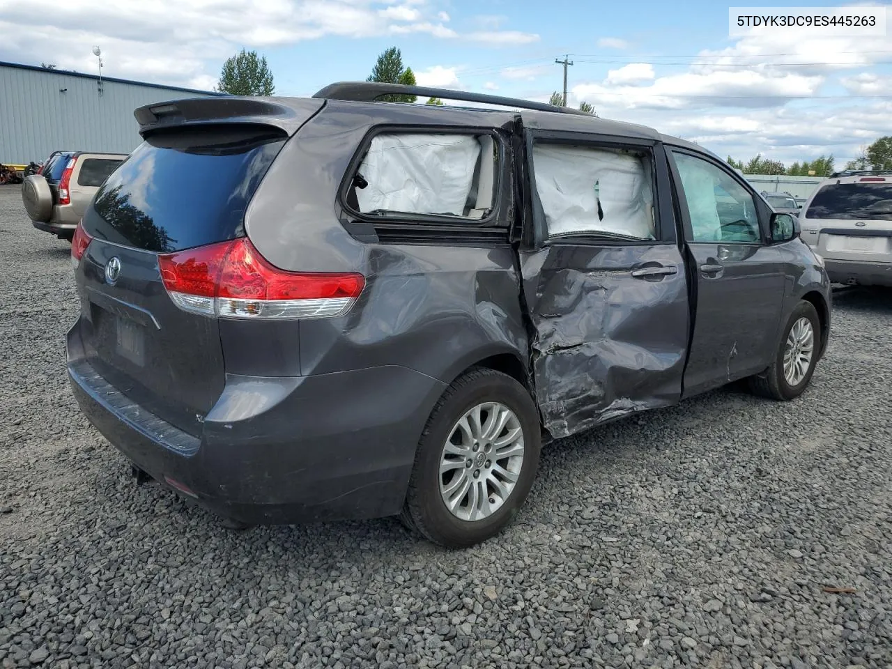 2014 Toyota Sienna Xle VIN: 5TDYK3DC9ES445263 Lot: 65012934