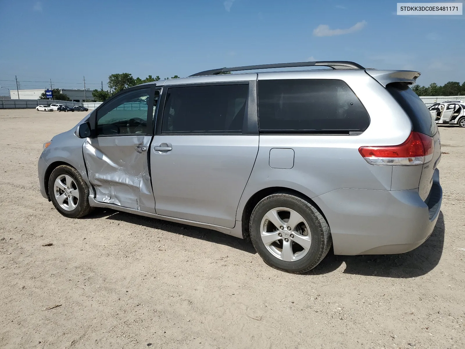 2014 Toyota Sienna Le VIN: 5TDKK3DC0ES481171 Lot: 65788324