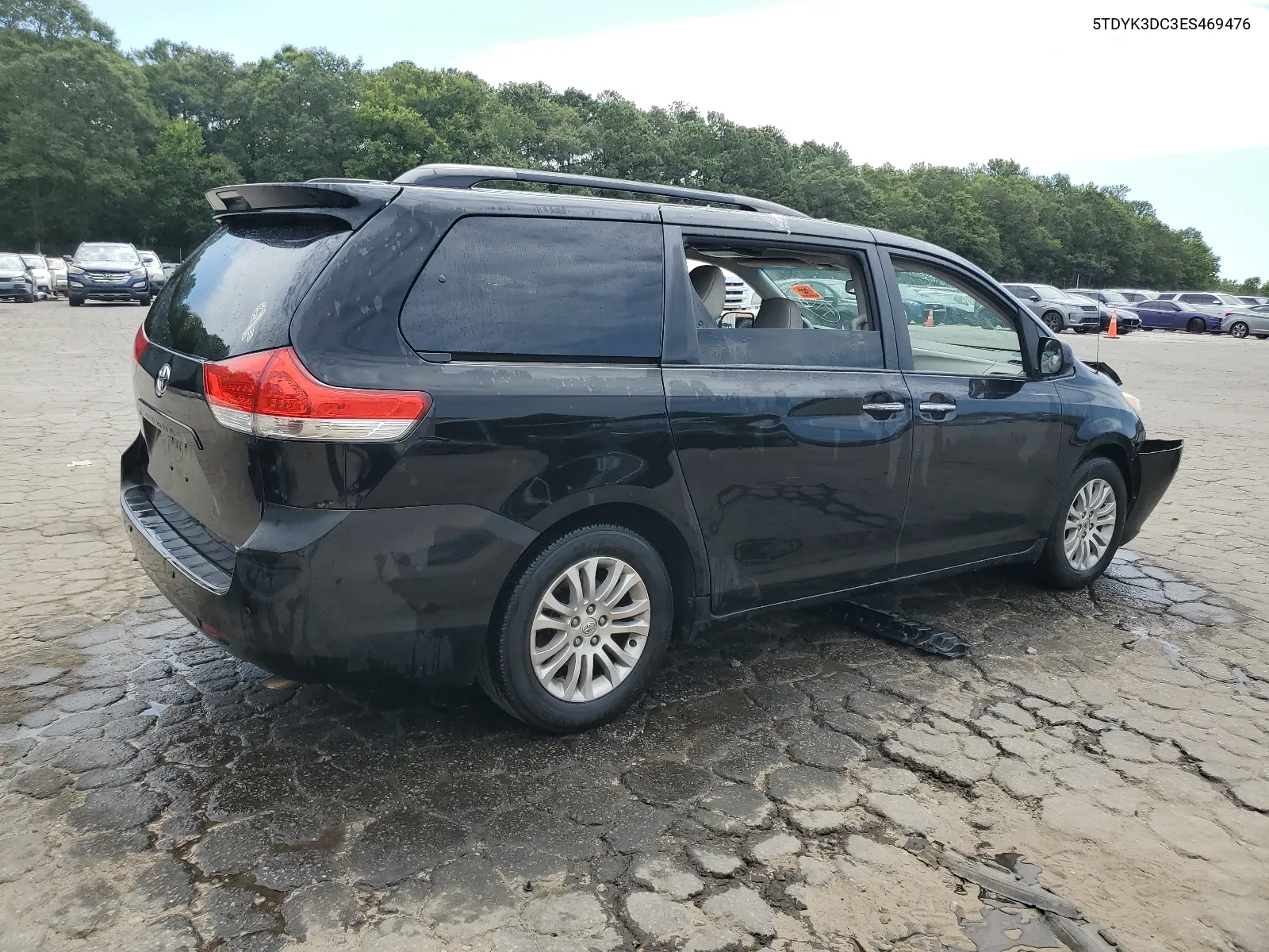 2014 Toyota Sienna Xle VIN: 5TDYK3DC3ES469476 Lot: 67062664