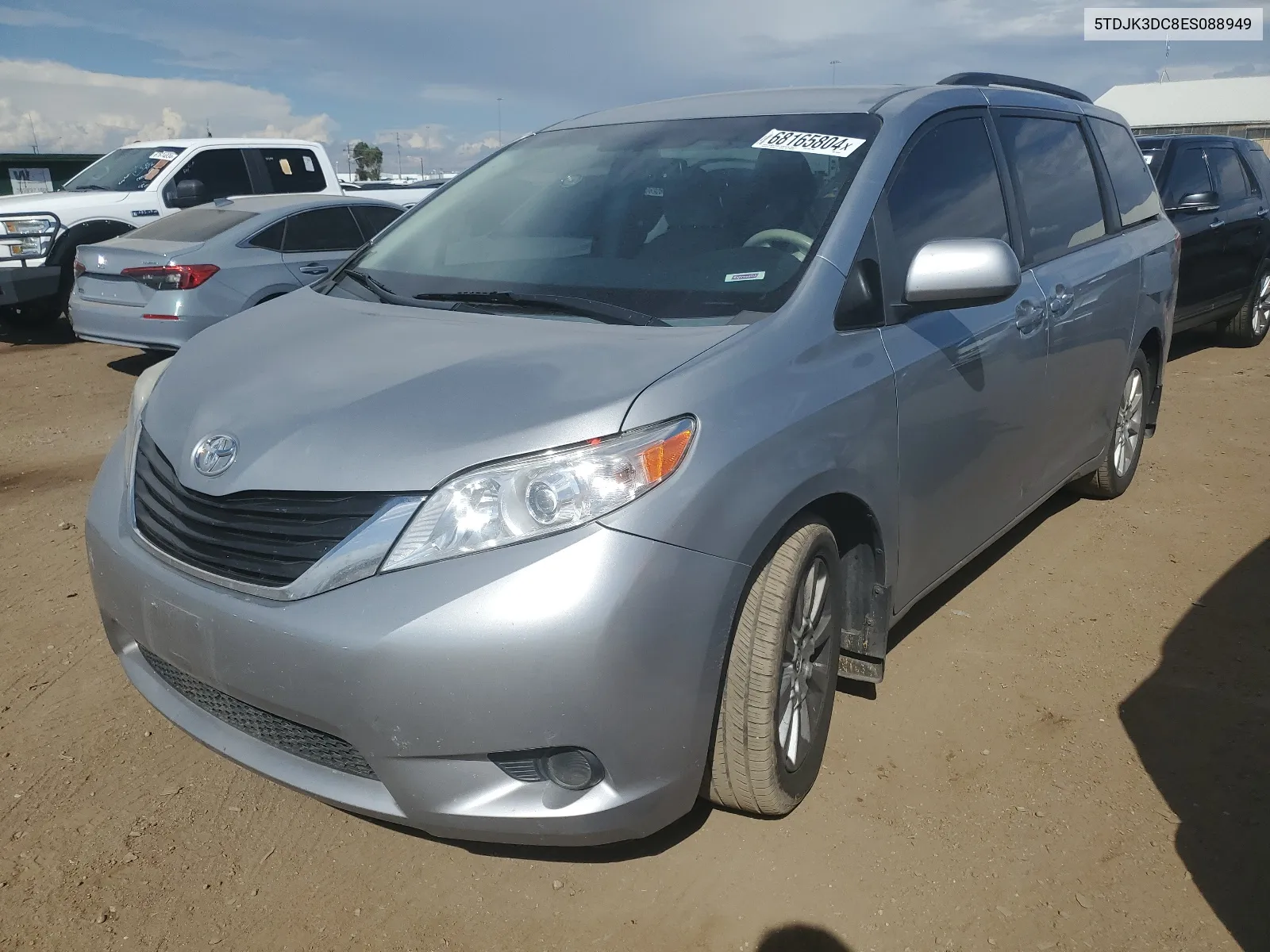 5TDJK3DC8ES088949 2014 Toyota Sienna Le