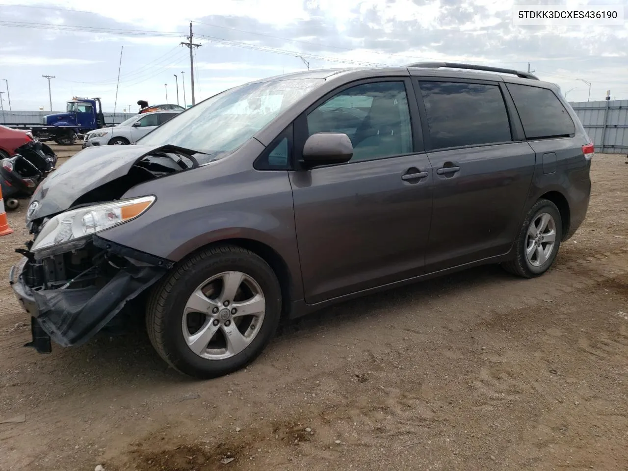 5TDKK3DCXES436190 2014 Toyota Sienna Le