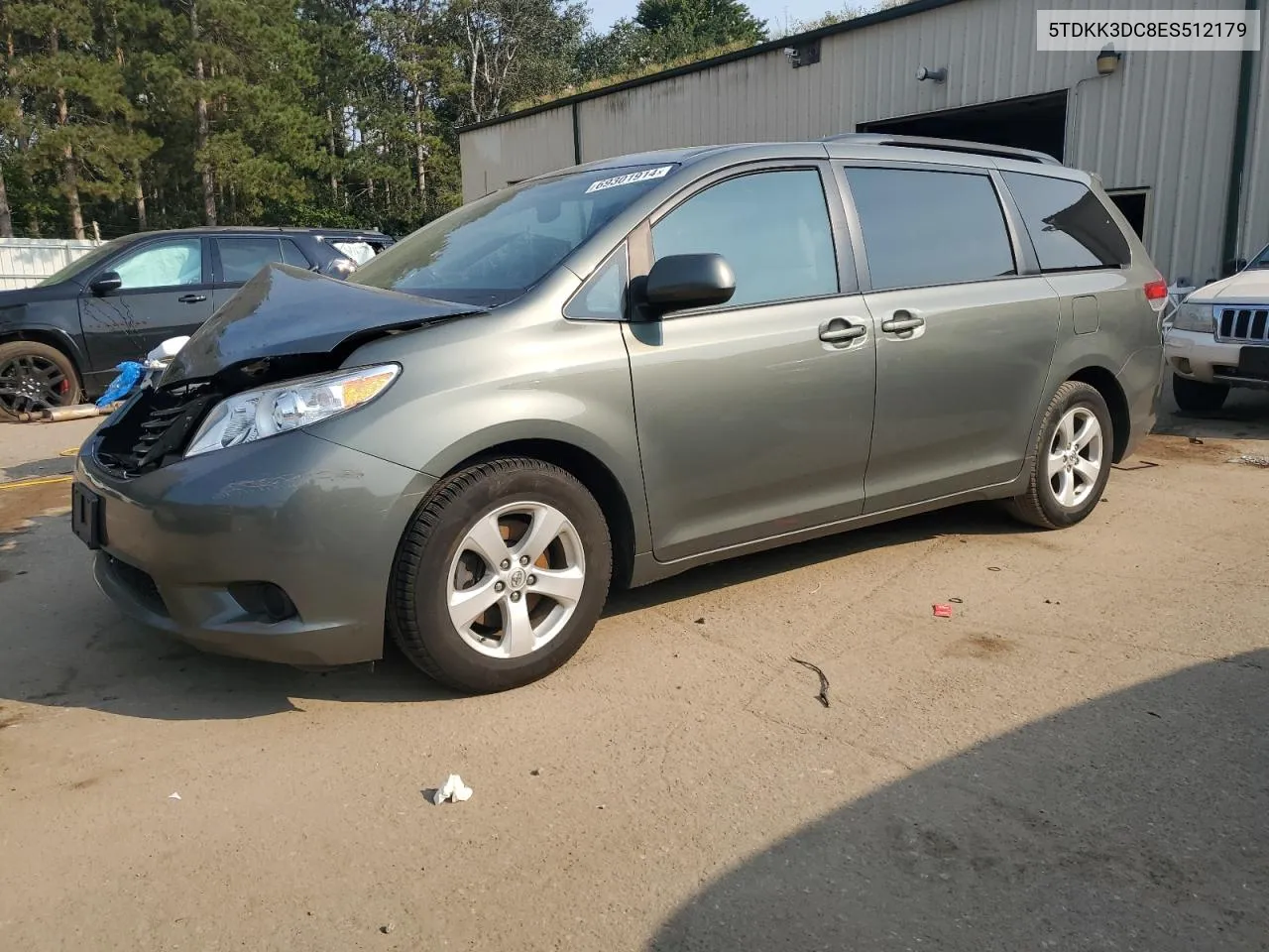 2014 Toyota Sienna Le VIN: 5TDKK3DC8ES512179 Lot: 69301914