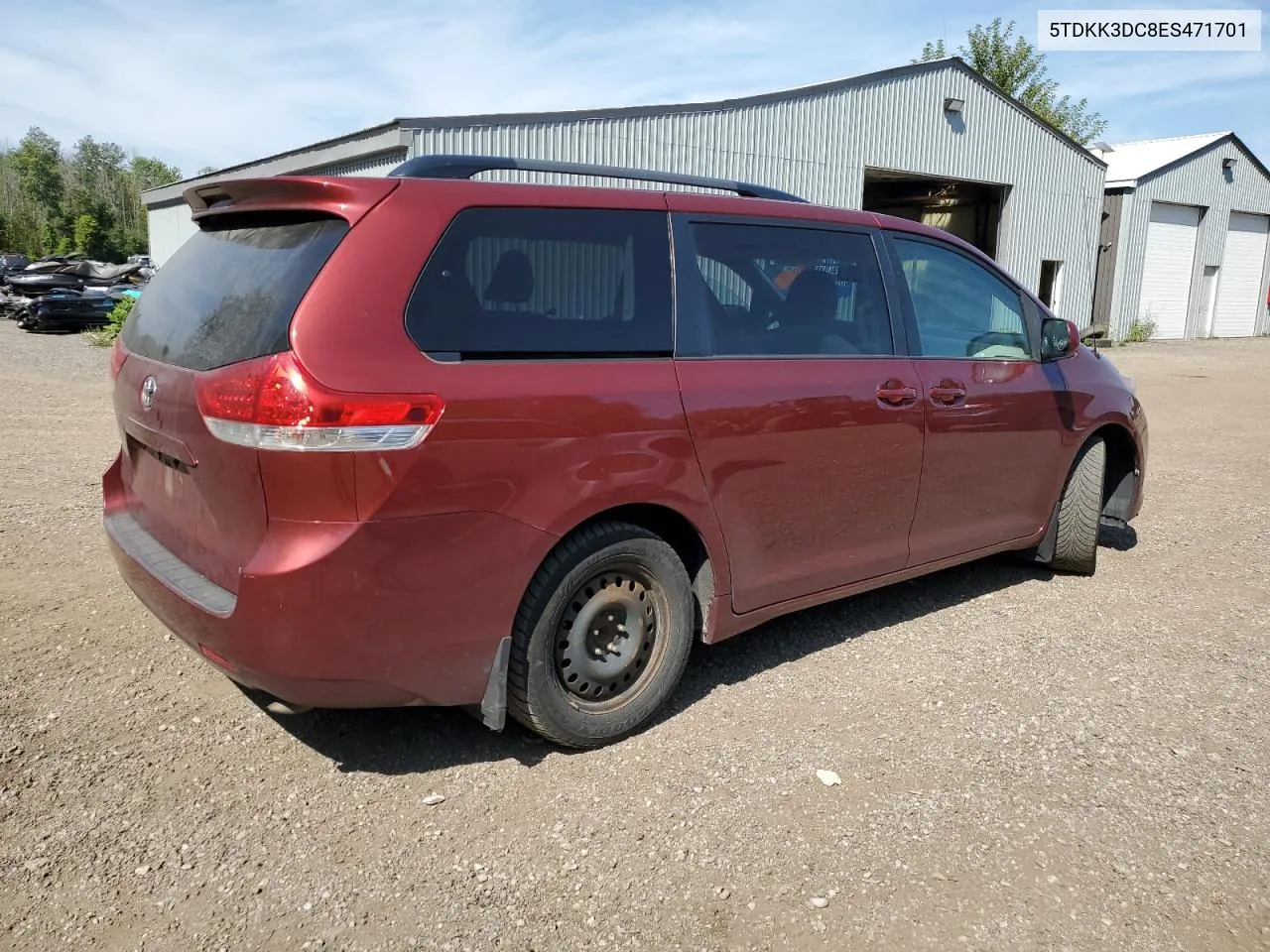 5TDKK3DC8ES471701 2014 Toyota Sienna Le