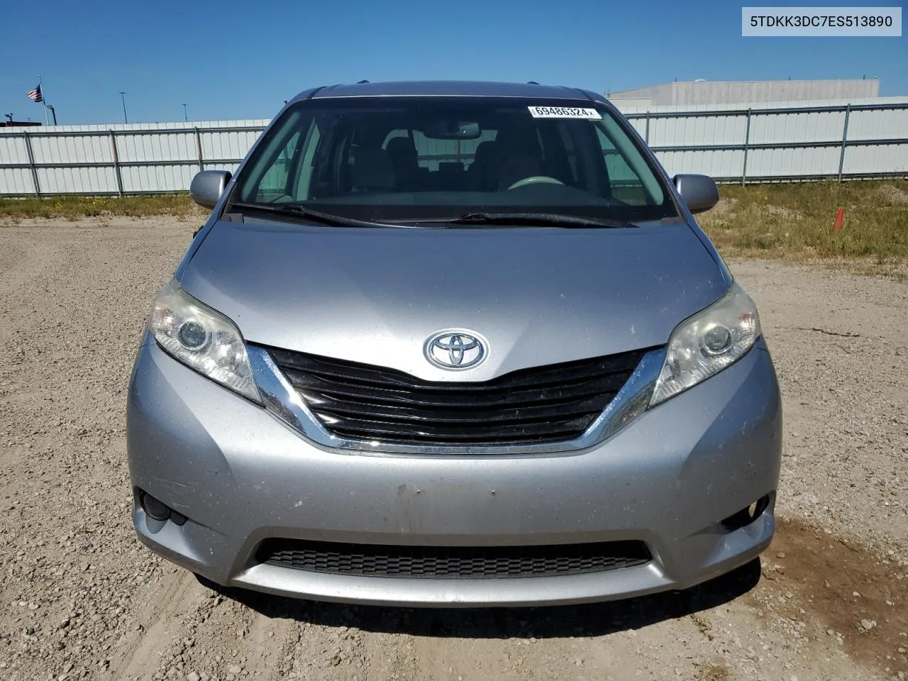 2014 Toyota Sienna Le VIN: 5TDKK3DC7ES513890 Lot: 69486324