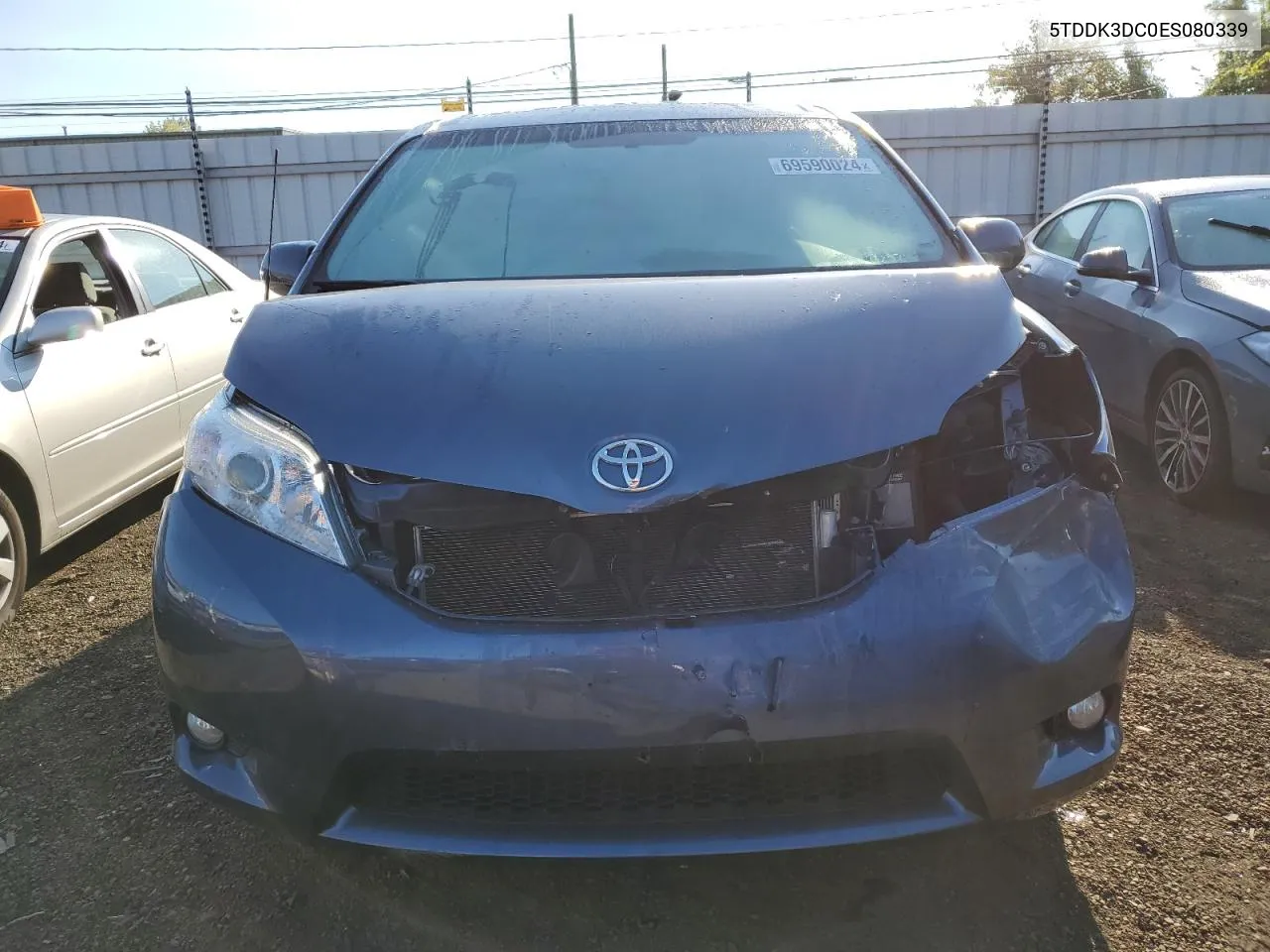 5TDDK3DC0ES080339 2014 Toyota Sienna Xle