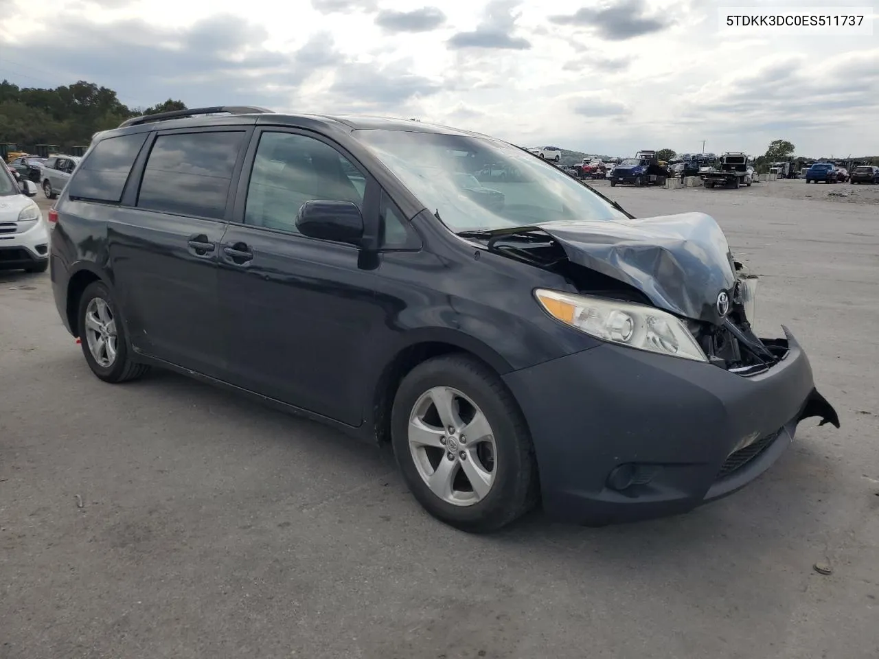 5TDKK3DC0ES511737 2014 Toyota Sienna Le