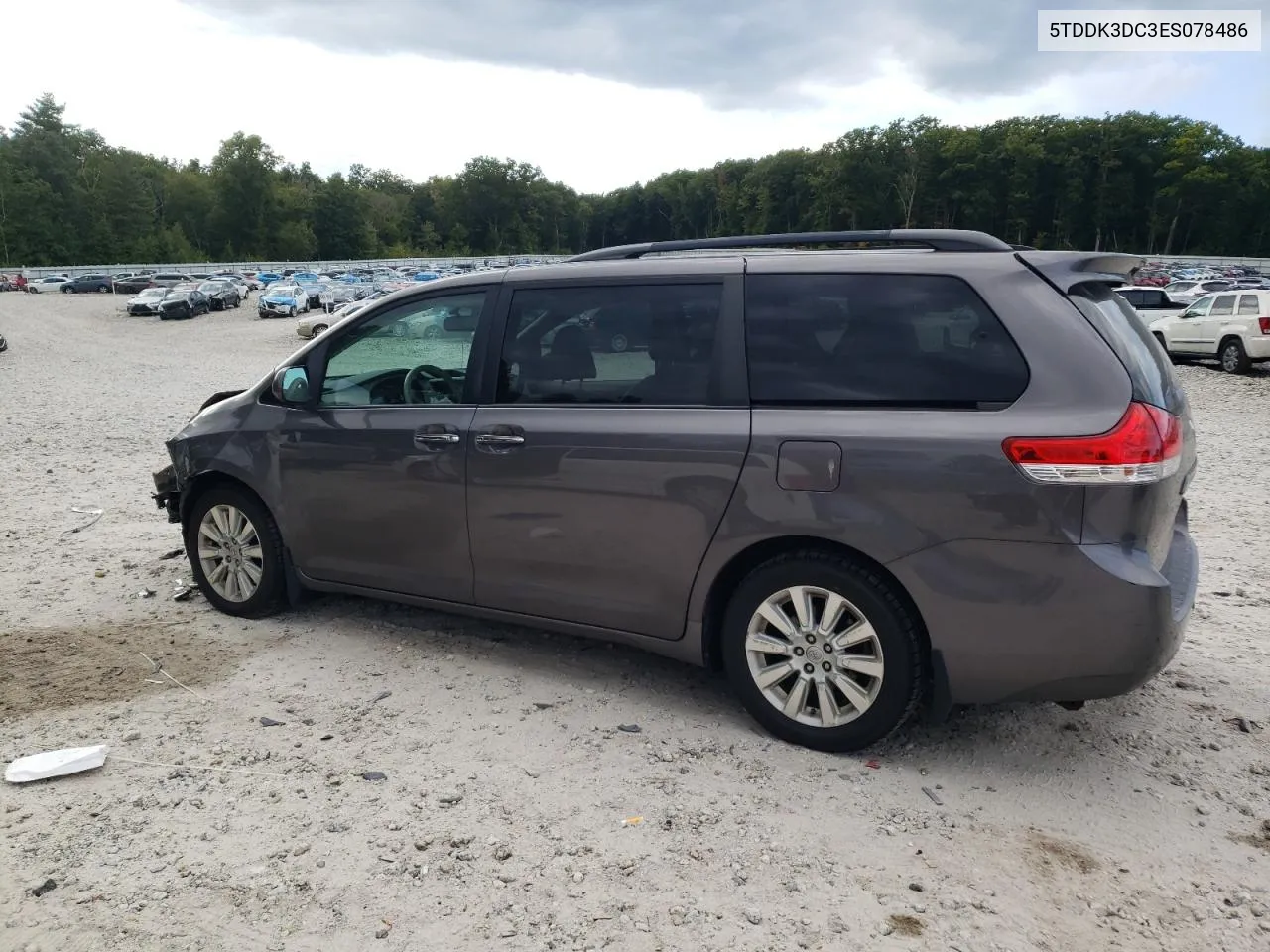 5TDDK3DC3ES078486 2014 Toyota Sienna Xle