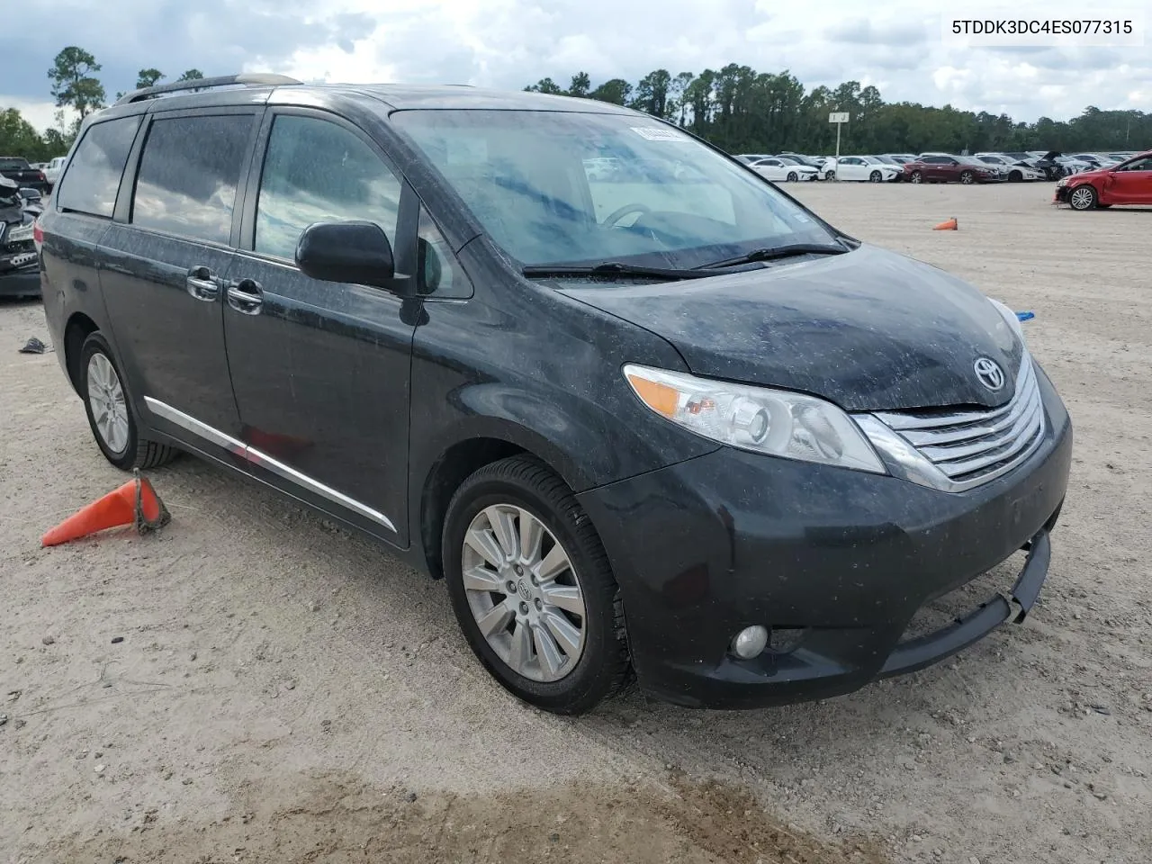 2014 Toyota Sienna Xle VIN: 5TDDK3DC4ES077315 Lot: 70444414