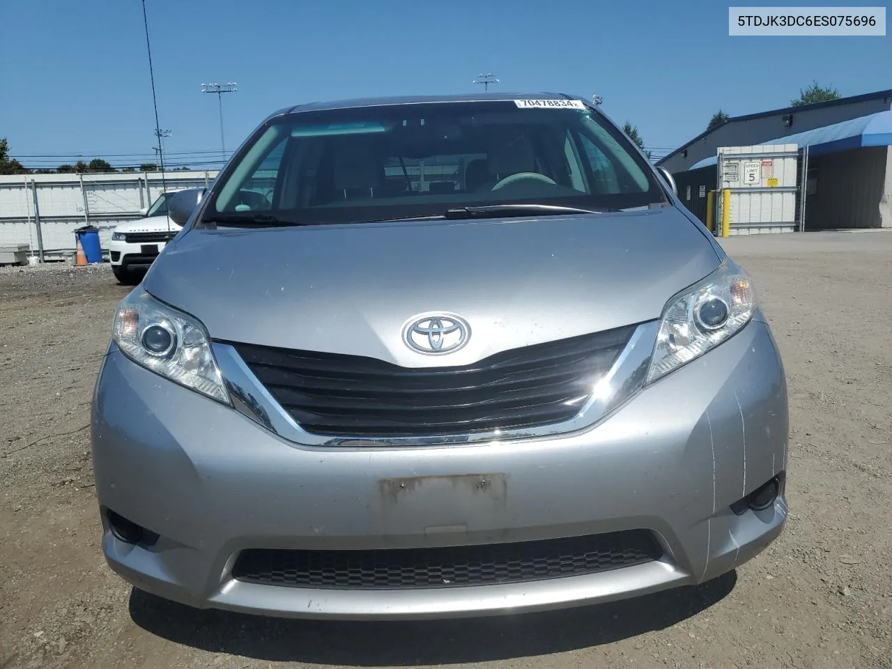 2014 Toyota Sienna Le VIN: 5TDJK3DC6ES075696 Lot: 70478834