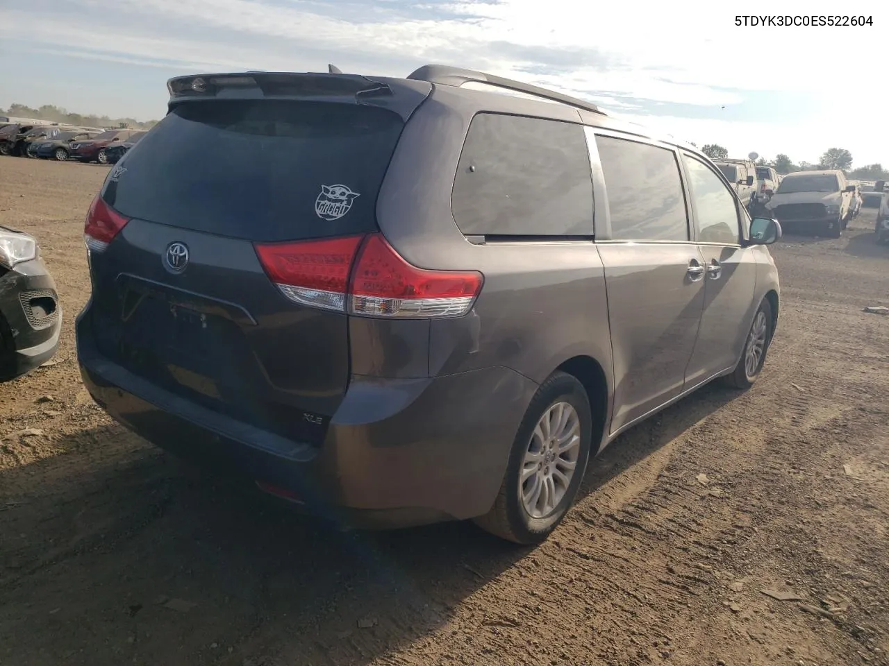 5TDYK3DC0ES522604 2014 Toyota Sienna Xle