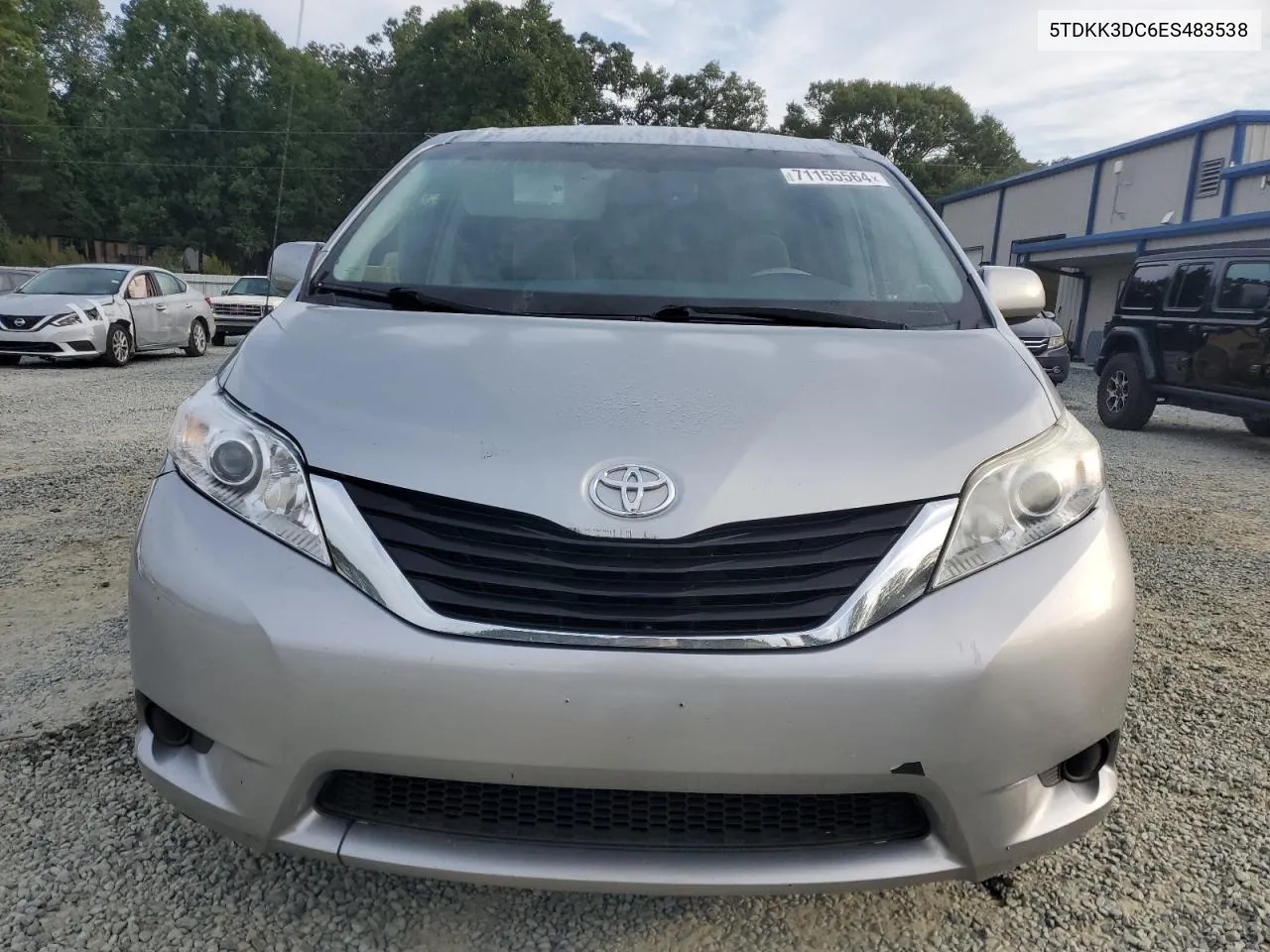 5TDKK3DC6ES483538 2014 Toyota Sienna Le