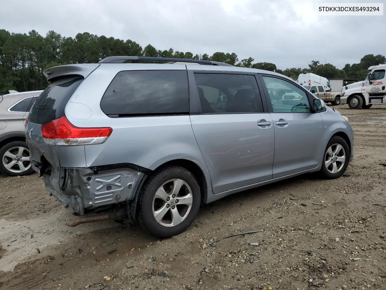 5TDKK3DCXES493294 2014 Toyota Sienna Le