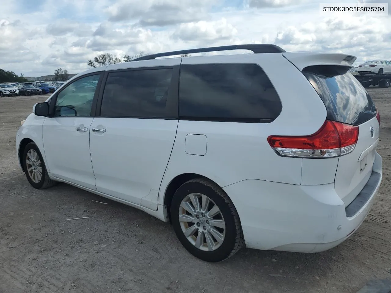 2014 Toyota Sienna Xle VIN: 5TDDK3DC5ES075704 Lot: 71423794