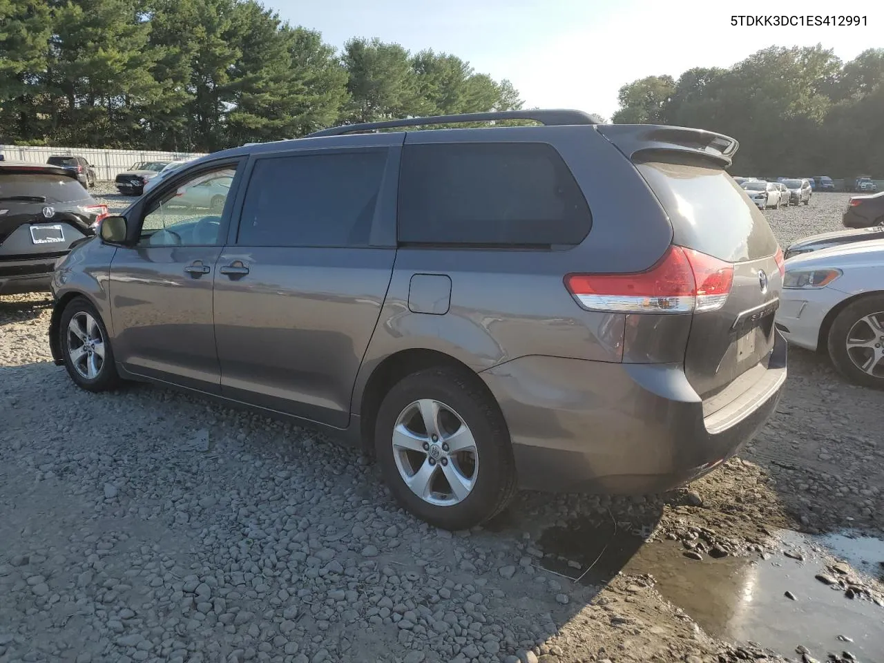 2014 Toyota Sienna Le VIN: 5TDKK3DC1ES412991 Lot: 71468764