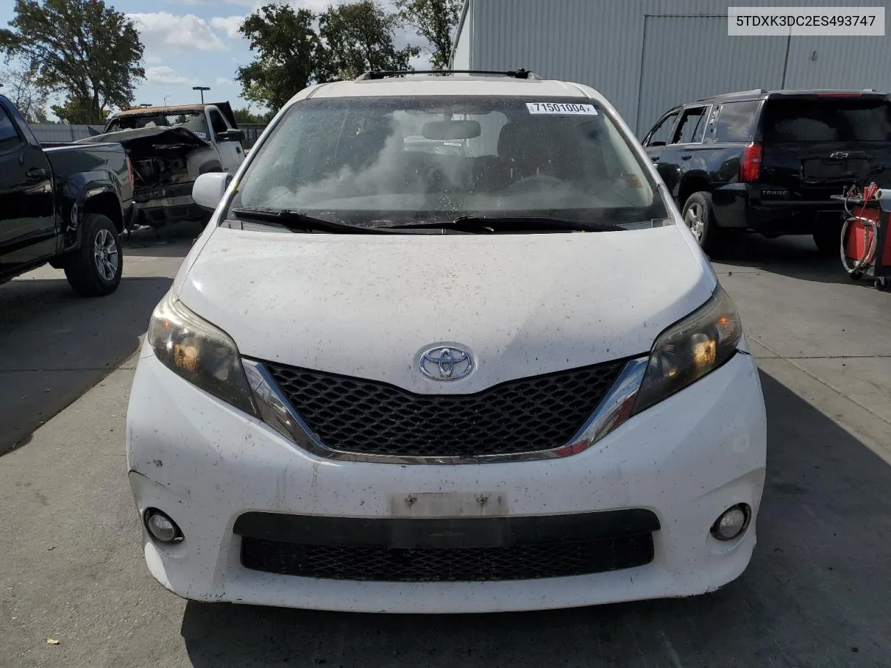 5TDXK3DC2ES493747 2014 Toyota Sienna Sport