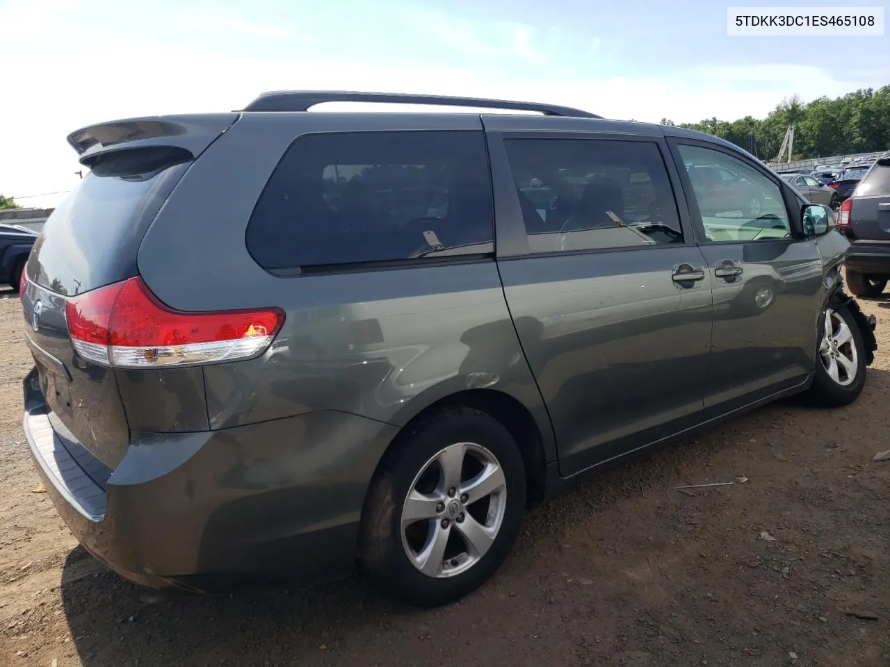 2014 Toyota Sienna Le VIN: 5TDKK3DC1ES465108 Lot: 71703364