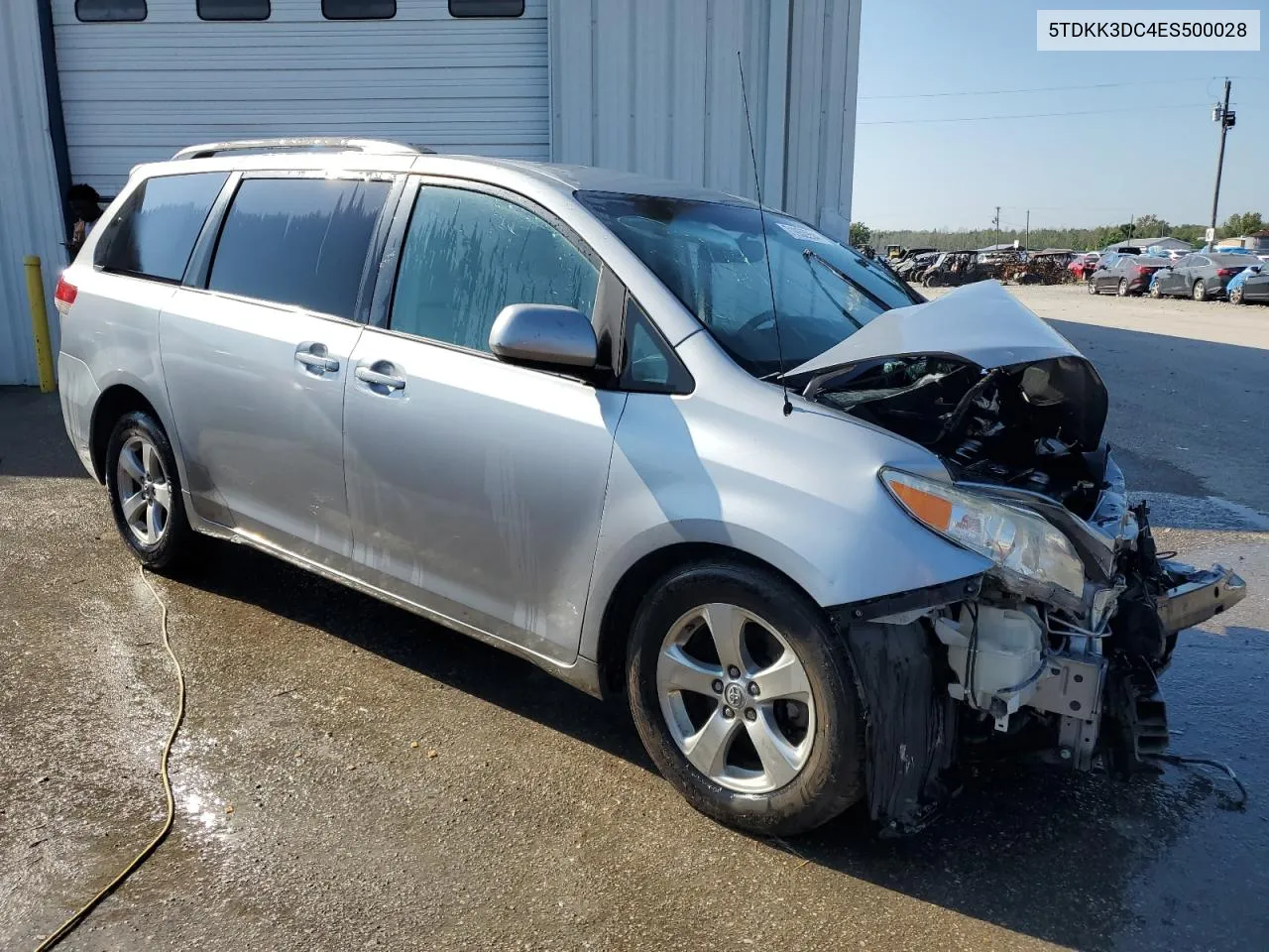 2014 Toyota Sienna Le VIN: 5TDKK3DC4ES500028 Lot: 71950954