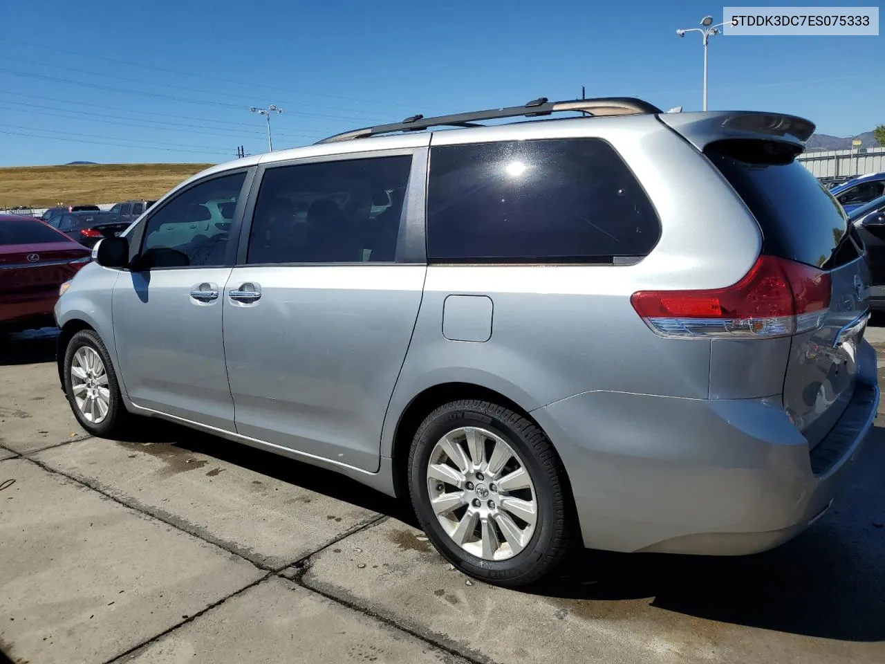 2014 Toyota Sienna Xle VIN: 5TDDK3DC7ES075333 Lot: 72016294