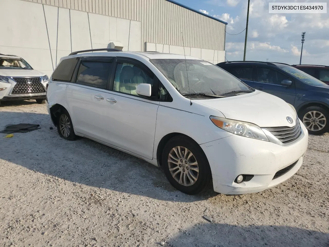 2014 Toyota Sienna Xle VIN: 5TDYK3DC1ES434970 Lot: 72141774