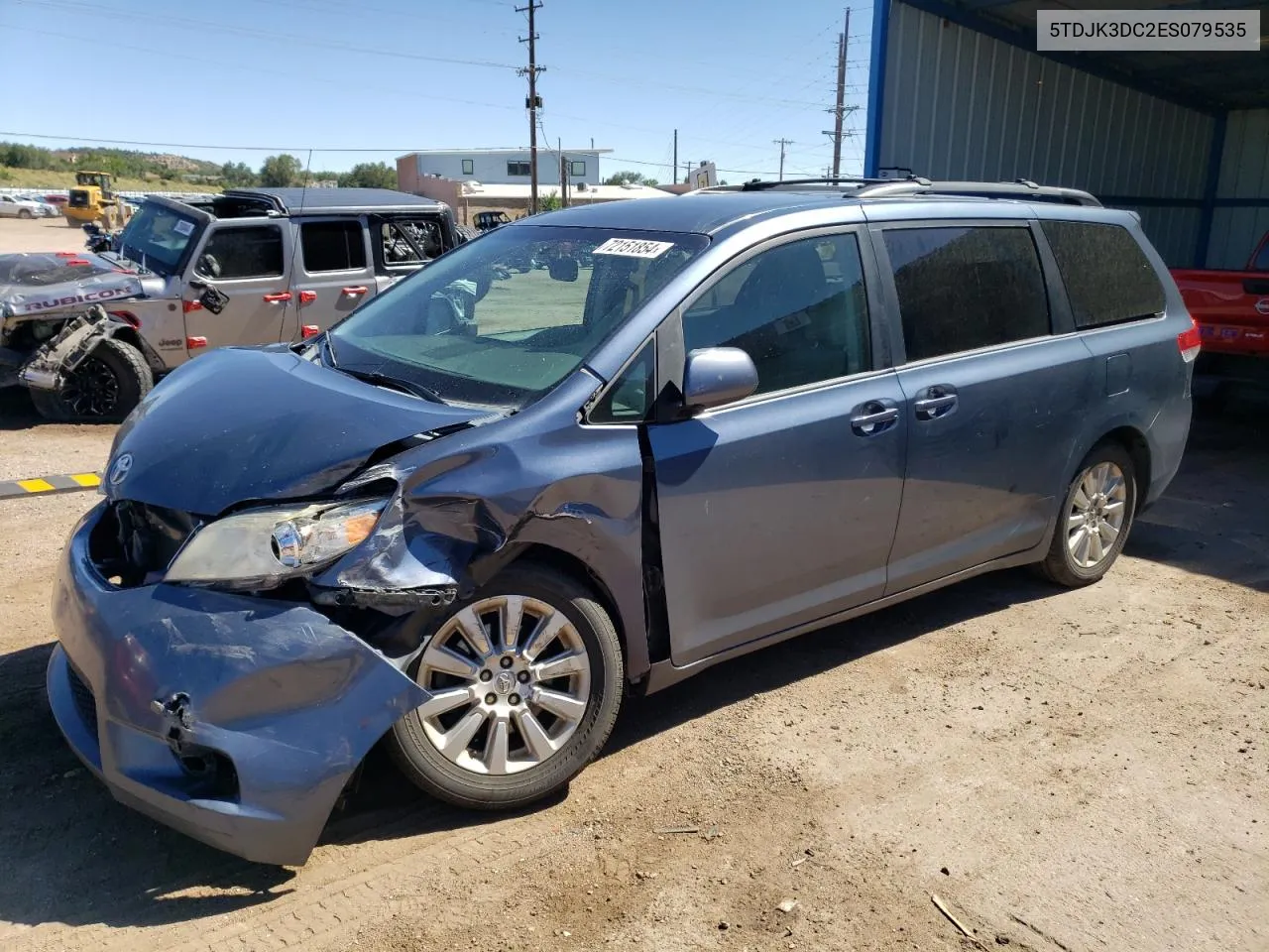 5TDJK3DC2ES079535 2014 Toyota Sienna Le