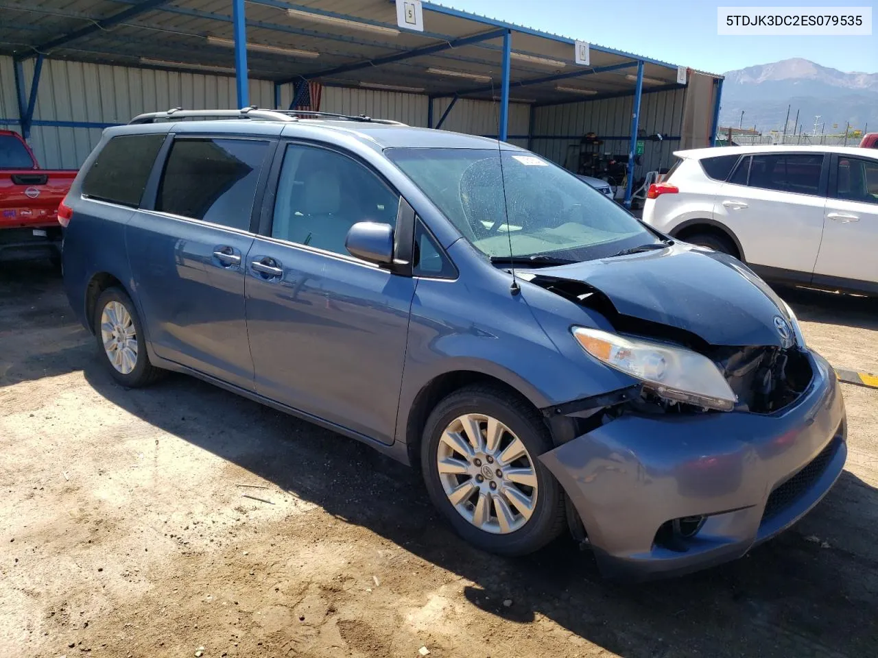 2014 Toyota Sienna Le VIN: 5TDJK3DC2ES079535 Lot: 72151854