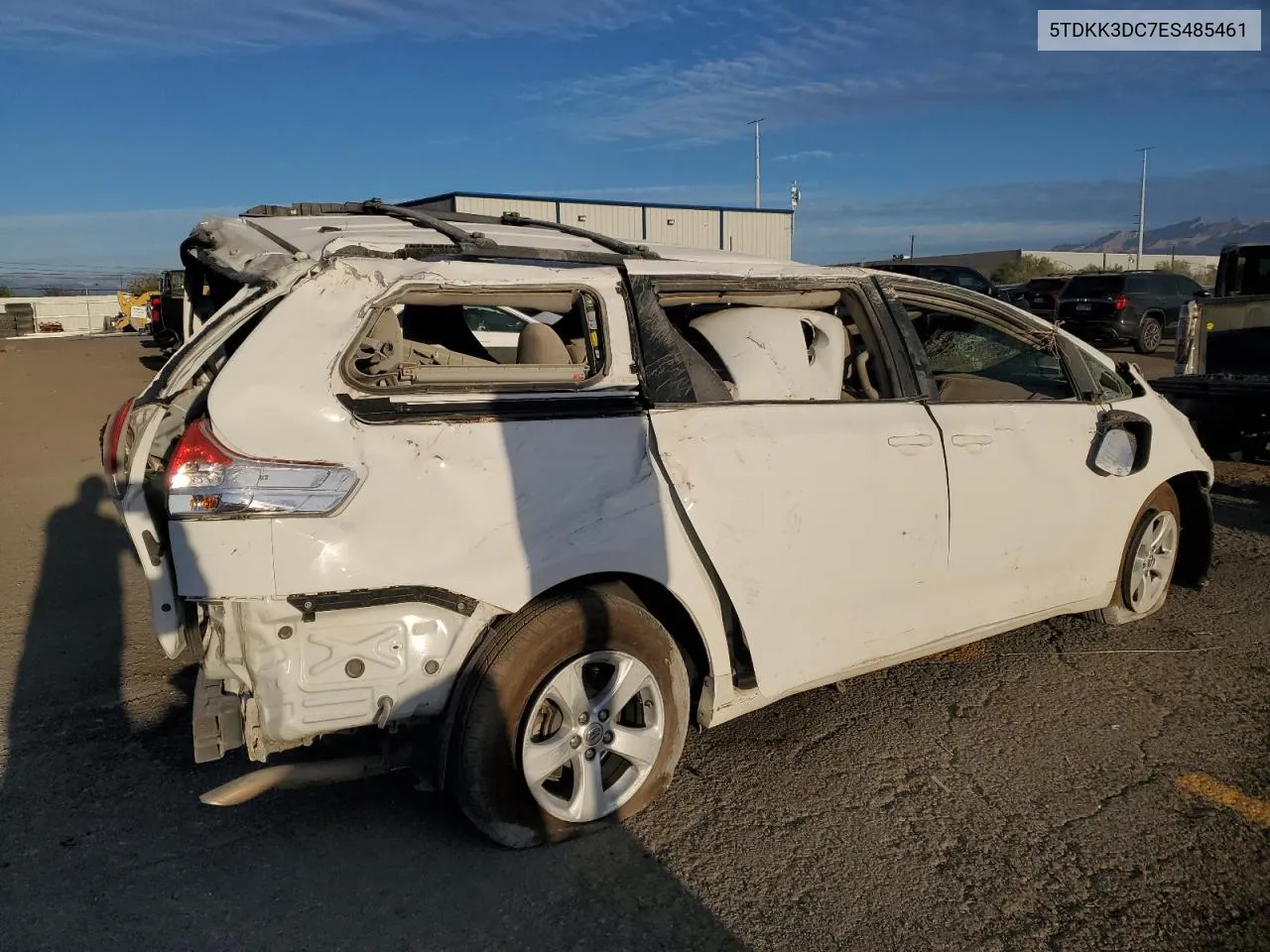 5TDKK3DC7ES485461 2014 Toyota Sienna Le