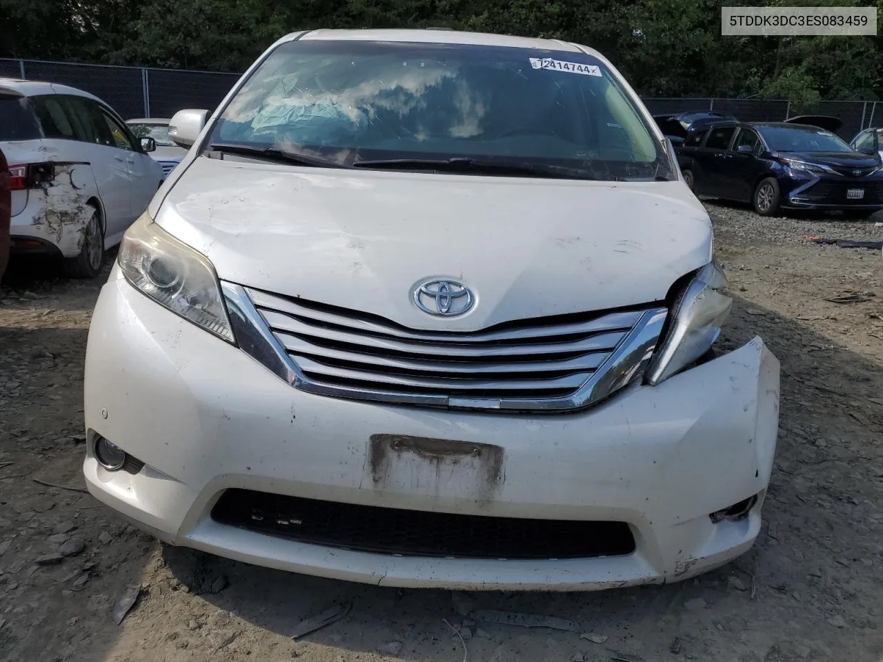 5TDDK3DC3ES083459 2014 Toyota Sienna Xle