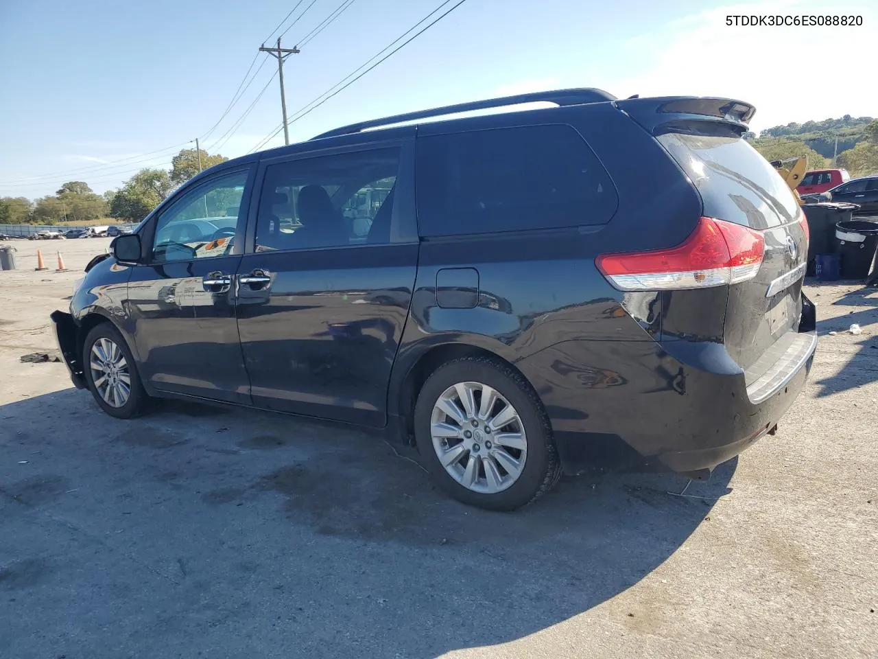 2014 Toyota Sienna Xle VIN: 5TDDK3DC6ES088820 Lot: 72472264