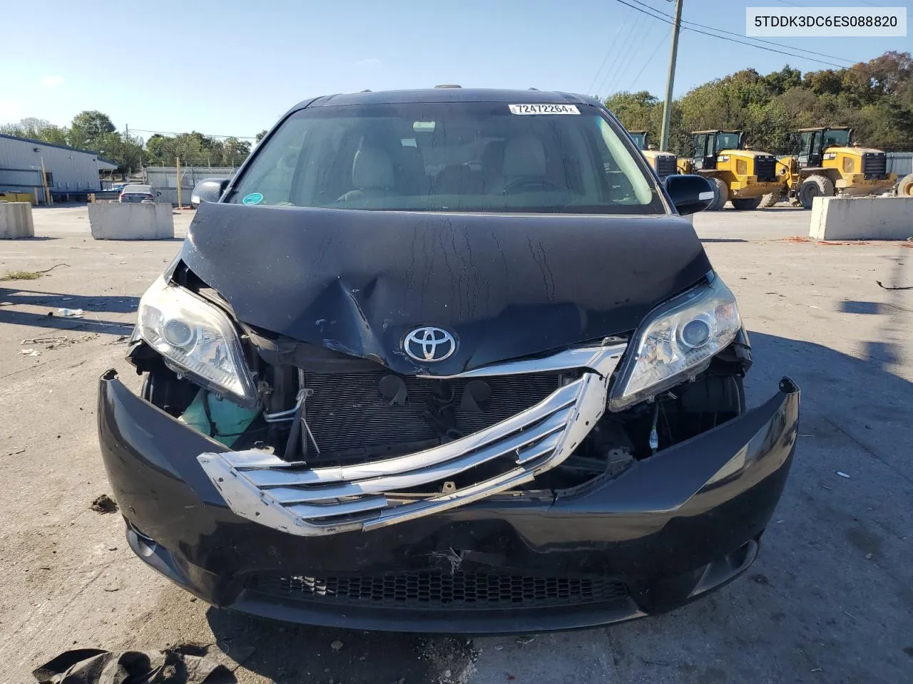 5TDDK3DC6ES088820 2014 Toyota Sienna Xle