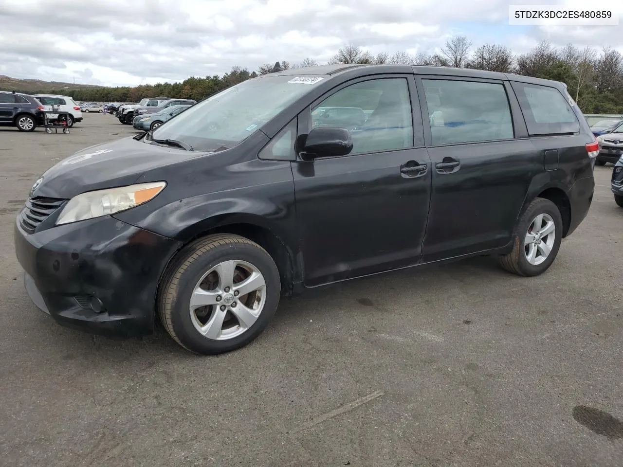 2014 Toyota Sienna VIN: 5TDZK3DC2ES480859 Lot: 72732274