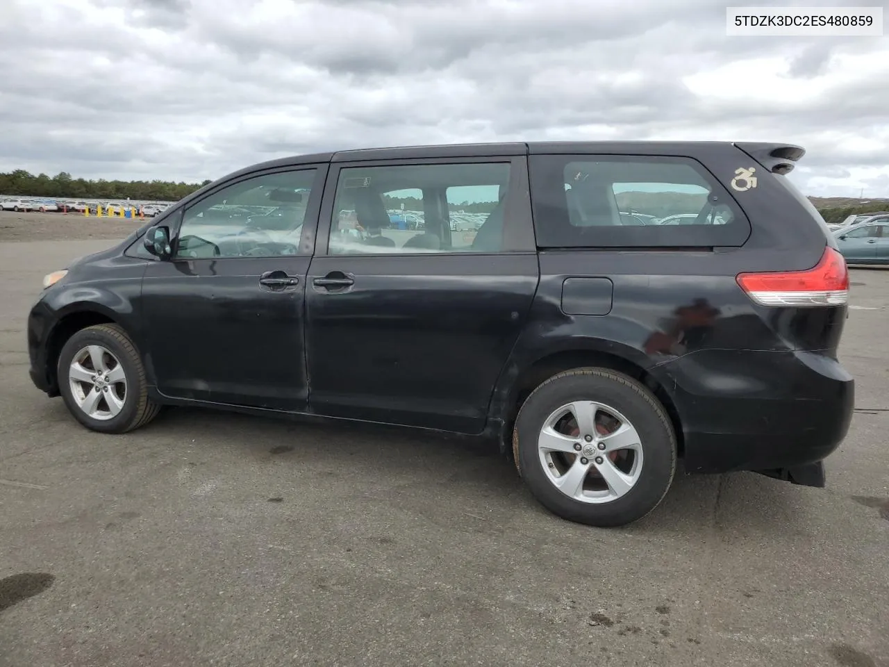 2014 Toyota Sienna VIN: 5TDZK3DC2ES480859 Lot: 72732274