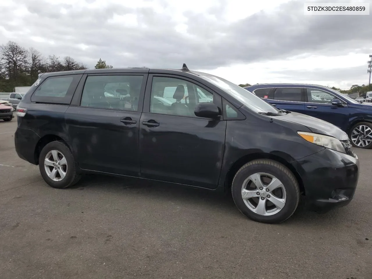 2014 Toyota Sienna VIN: 5TDZK3DC2ES480859 Lot: 72732274