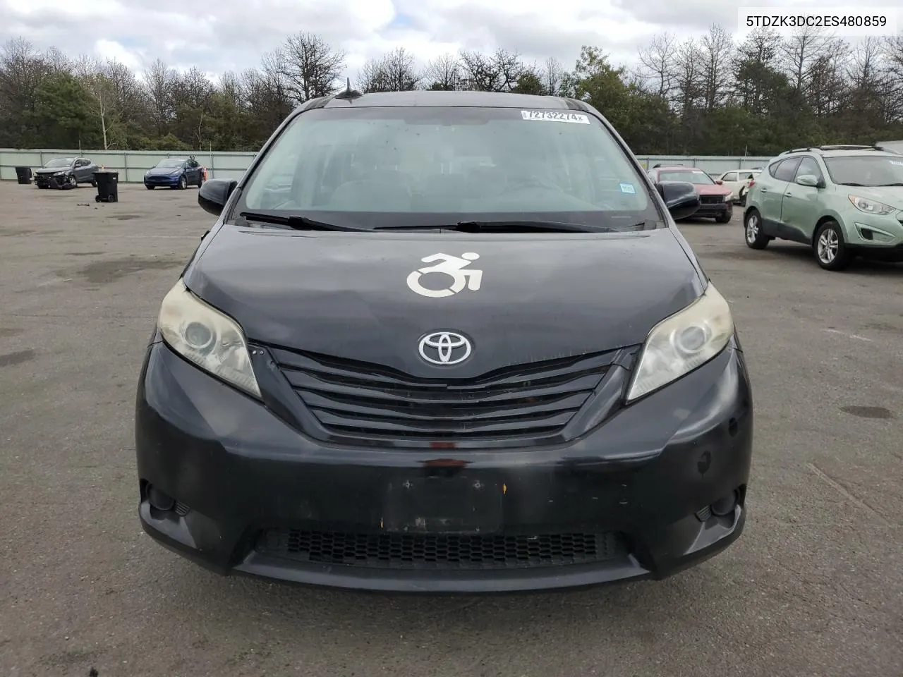 5TDZK3DC2ES480859 2014 Toyota Sienna