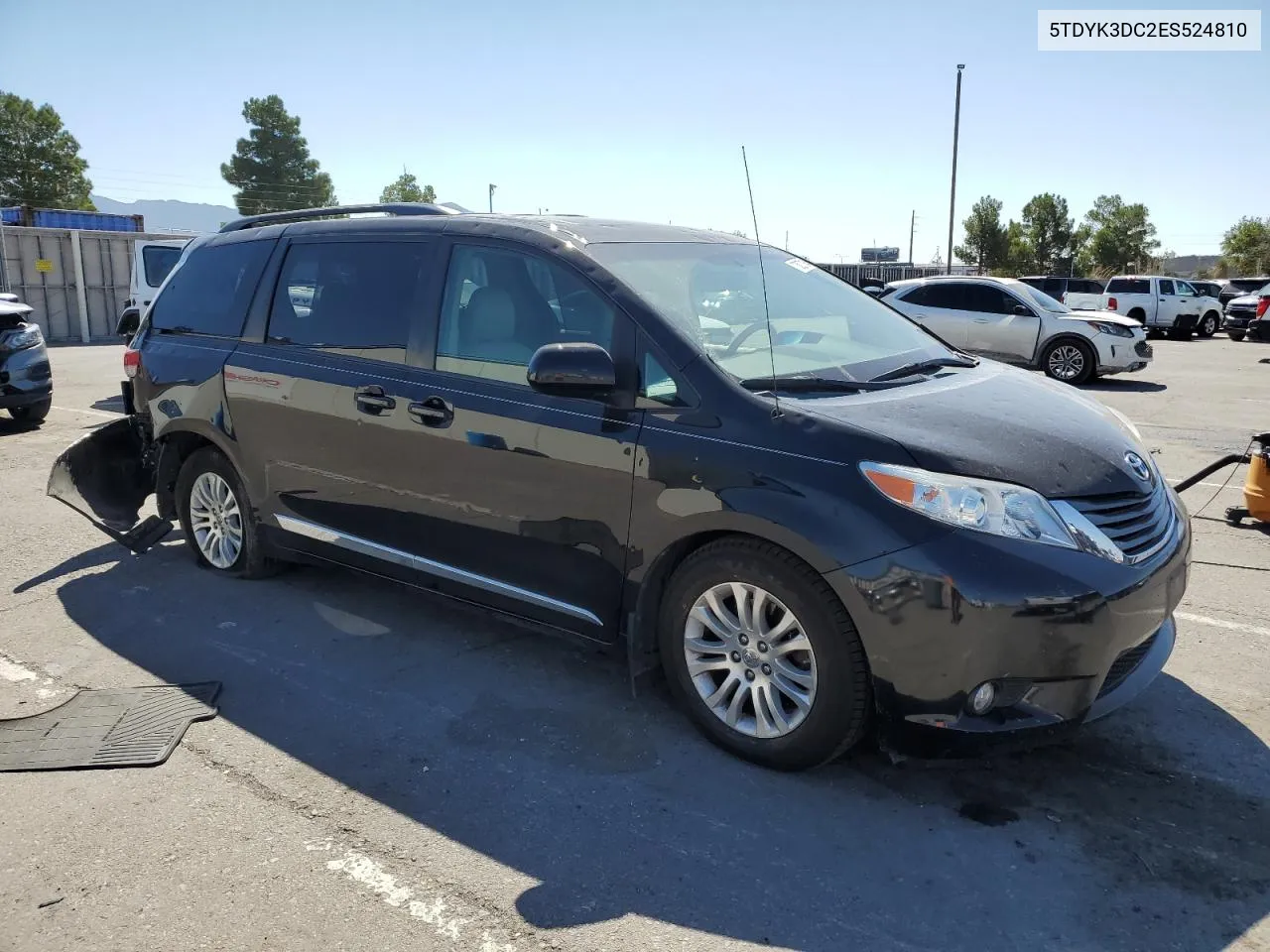 2014 Toyota Sienna Xle VIN: 5TDYK3DC2ES524810 Lot: 73027164