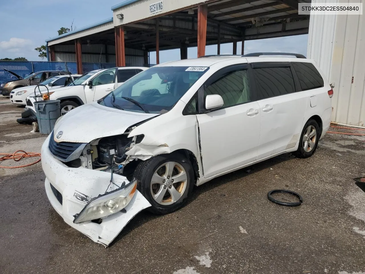 5TDKK3DC2ES504840 2014 Toyota Sienna Le